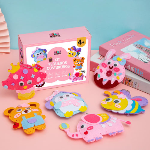 🧵Kit Pequenos Costureiros – Aprenda a Costurar Brincando!