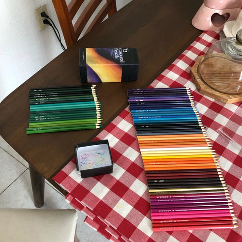 Lápis de Cor Profissional – Cores Vibrantes para Criar Sem Limites! 🌈